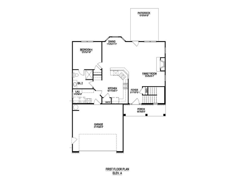 Abbott Home Floor Plan At Sedgewick In Lewisville NC