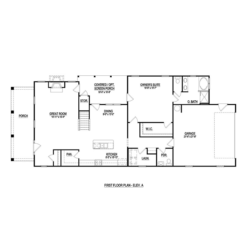 Bessemer 4 Bedroom New Home Floor Plan