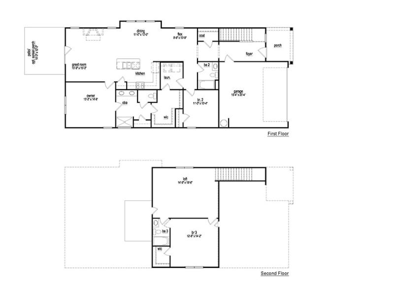 Baker | 3 Bedroom New Home Floor Plan